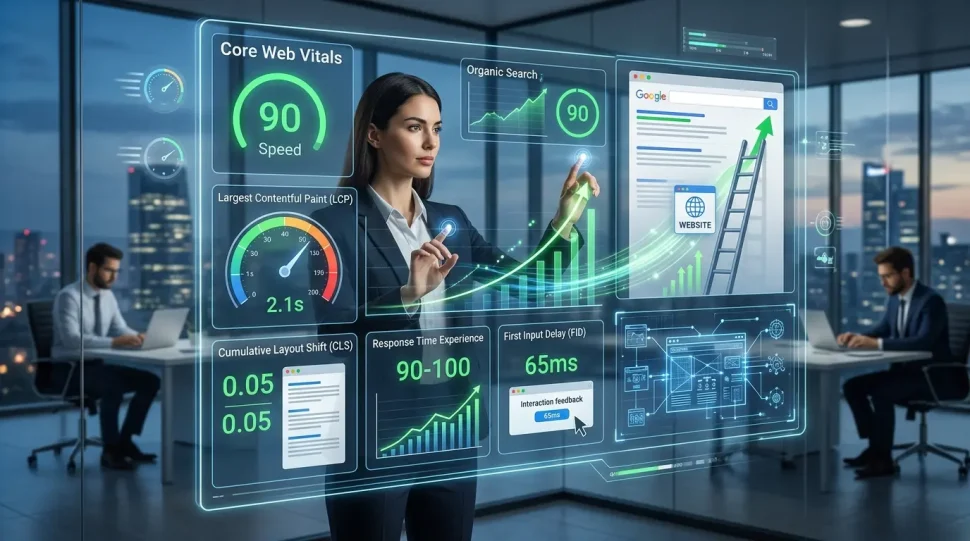 Optimización Core Web Vitals Google para posicionamiento SEO en México