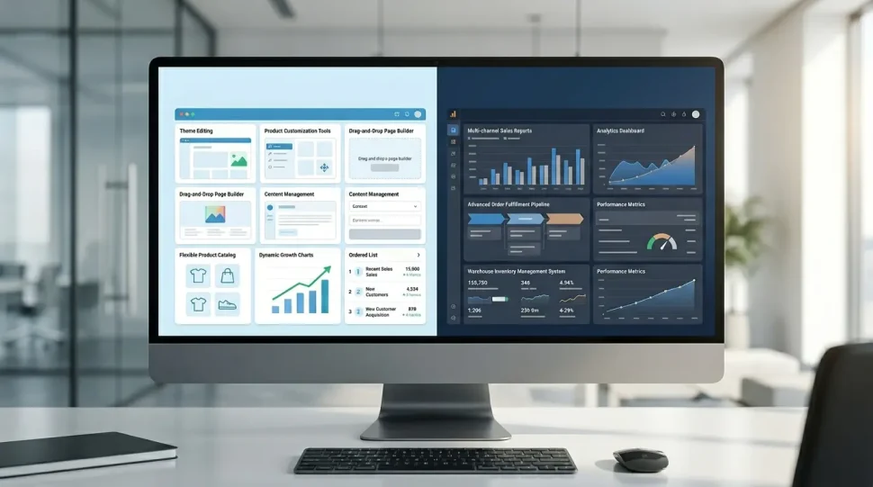 Comparación BigCommerce vs WooCommerce plataforma ecommerce México 2026