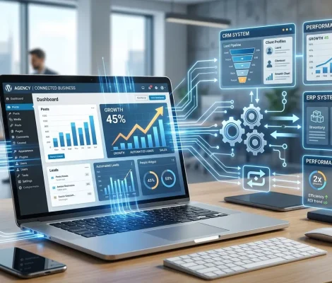 Integraciones WordPress CRM ERP automatización desarrollo web México