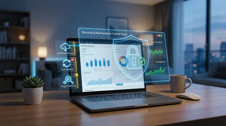 Seguridad y mantenimiento WordPress protección sitio web México 2026